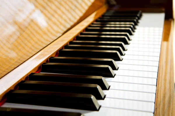 Close-up of piano keys — Stock Photo, Image