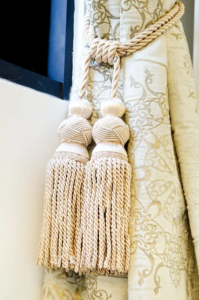 Curtain tassel for interior decoration — Stock Photo, Image