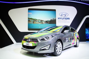 Bangkok - 29 Mart: hyundai i40 FIFA Dünya Kupası 2014 limited edi