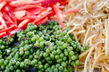 taze yeşil biber ve kırmızı biber biber slayt