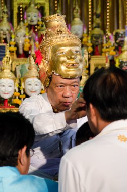chachengsal, Tayland - 8 Nisan 2014: tanımlanamayan öğretmen ve pu