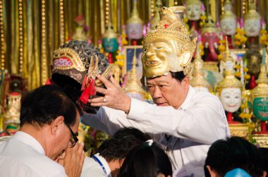 chachengsal, Tayland - 8 Nisan 2014: tanımlanamayan öğretmen ve pu