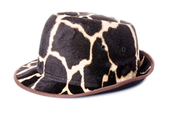 Giraffe patroon mannen hoed — Stockfoto