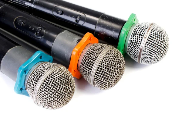 Microphone on a white background — Stock Photo, Image