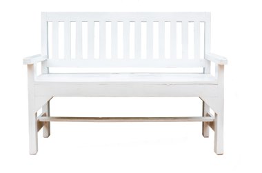 Beyaz arka plan üzerinde koltukları