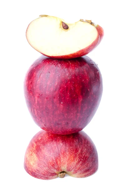 Roter Apfel — Stockfoto