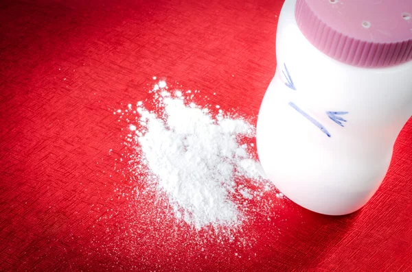 Crying Baby talcum powder container — Stock Photo, Image