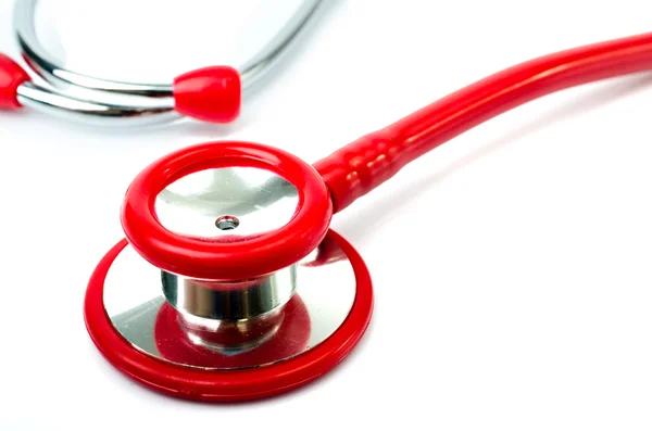 Red stethoscope — Stock Photo, Image