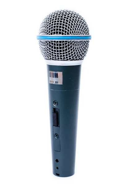 Mikrofon på en hvid baggrund - Stock-foto