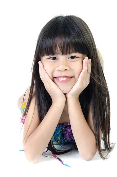 Portrait Of happy asian cute Girl — Stock Photo, Image