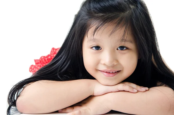 Portrait de heureux asiatique mignon fille — Photo