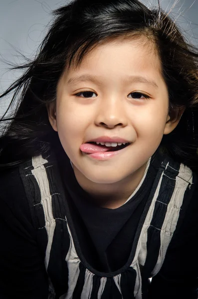 Portrait Of happy asian cute Girl — Stock Photo, Image