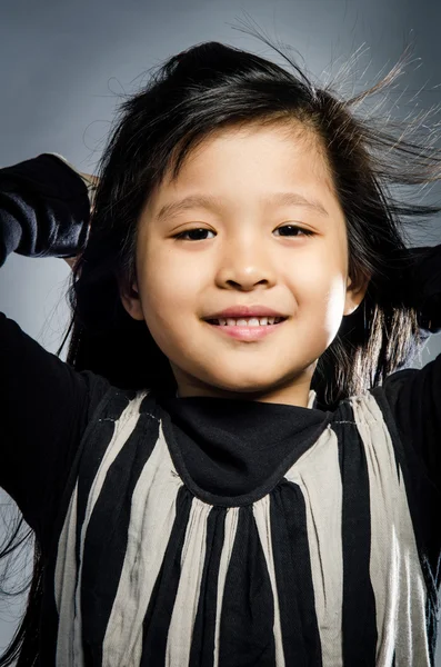 Portrait Of happy asian cute Girl — Stock Photo, Image