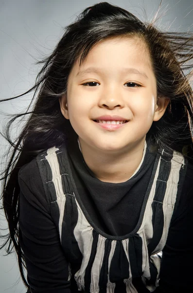 Portrait Of happy asian cute Girl — Stock Photo, Image