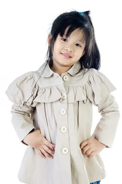 Retrato de feliz asiático lindo chica —  Fotos de Stock