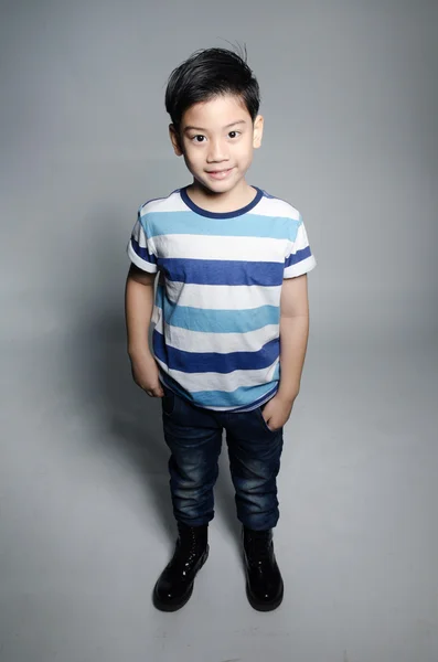 Portrait of little asian cute boy — Stock Photo, Image