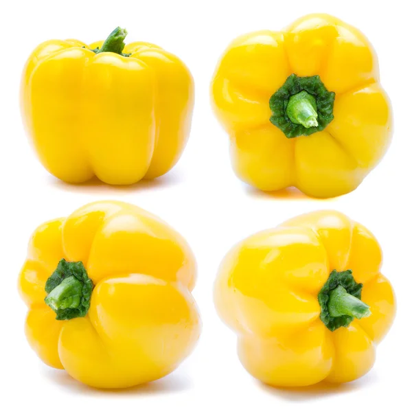 Group of yellow bell pepper or capsicum — Stock Photo, Image