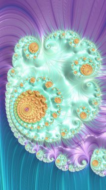 Renkli ve dijital olarak oluşturulmuş 3B arkaplan