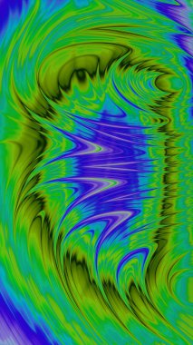 Digitally generated 3D background