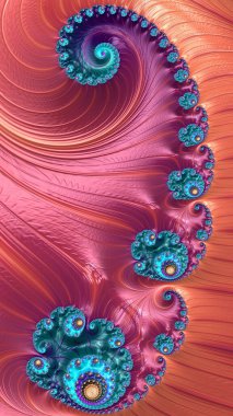 Dijital olarak oluşturulan 3B arkaplan