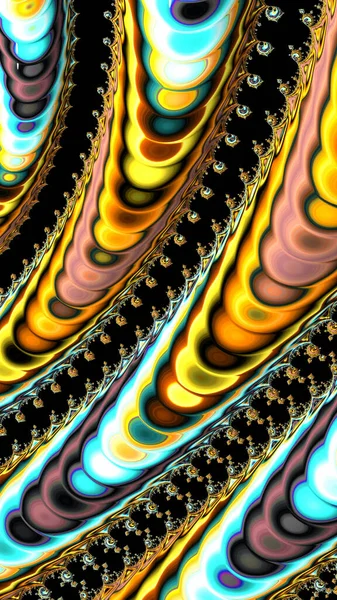 Fondo Fractal Abstracto Artístico Imaginativo Diseñado Digitalmente —  Fotos de Stock