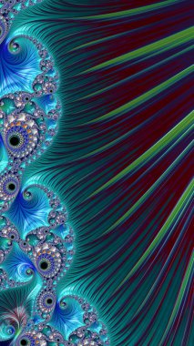 Renkli ve dijital olarak oluşturulmuş bir arkaplan