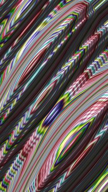 Sanatsal ve yaratıcı dijital olarak tasarlanmış soyut 3D fraktal arkaplan