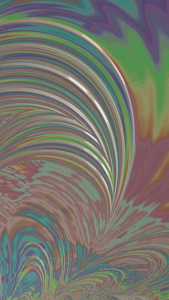 Artistieke Fantasierijke Digitaal Ontworpen Abstracte Fractal Achtergrond — Stockfoto