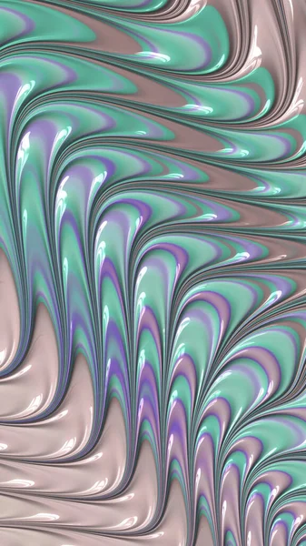 Artistieke Fantasierijke Digitaal Ontworpen Abstracte Fractal Achtergrond — Stockfoto