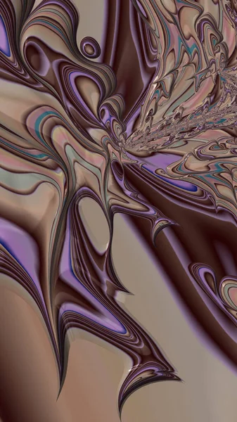 Artistieke Fantasierijke Digitaal Ontworpen Abstracte Fractal Achtergrond — Stockfoto