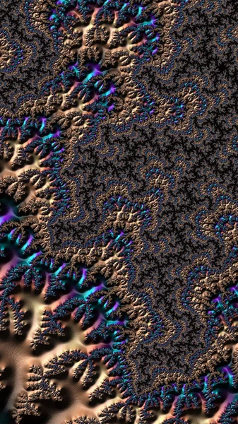 예술적 창의적 디지털 디자인 프랙탈 — 스톡 사진