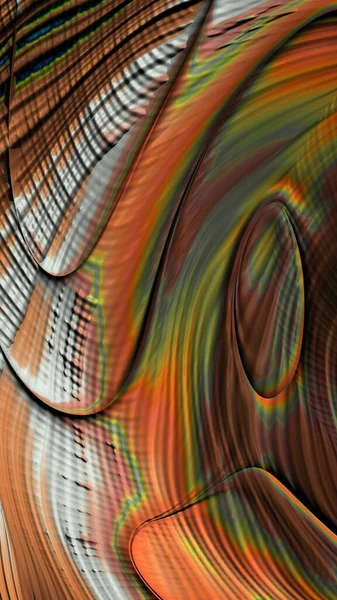 Artistieke Fantasierijke Digitaal Ontworpen Abstracte Fractal Achtergrond — Stockfoto