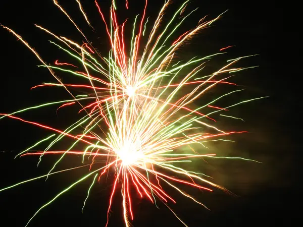 Schönes Feuerwerk — Stockfoto