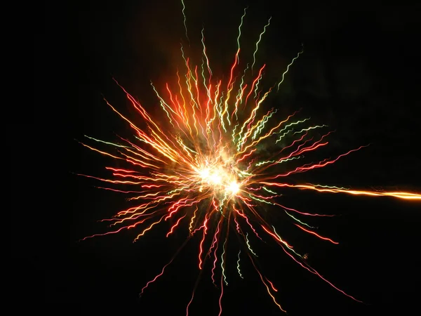 Belo fogo de artifício — Fotografia de Stock