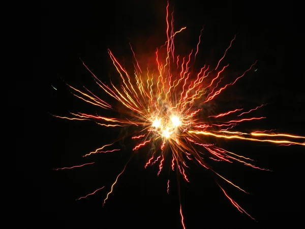Belo fogo de artifício — Fotografia de Stock