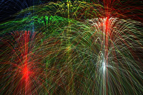 Schönes Feuerwerk — Stockfoto