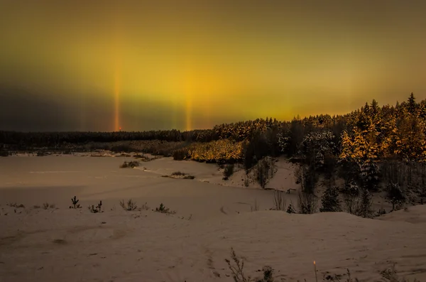 Paesaggio invernale — Foto Stock