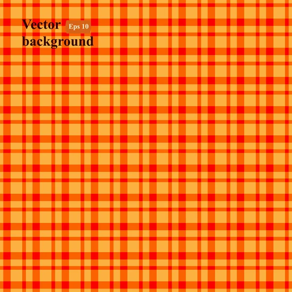 Retro seamless pattern. Colorful mosaic banner. Orange background with plaid pattern. — Zdjęcie stockowe