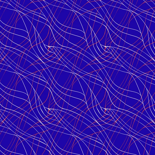 Fond coloré d'onde abstrait orné dessiné à la main — Image vectorielle