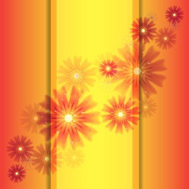 Vector floral arka plan. Derma çiçekler ile davet. davetiye.