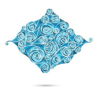 desen kaydırma motif vintage design kart