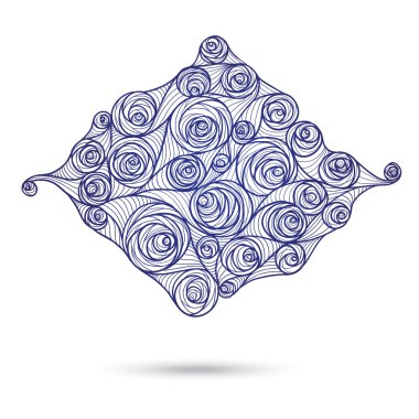 desen kaydırma motif vintage design kart