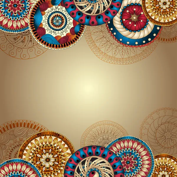 Vector floral dekoratif arka plan.