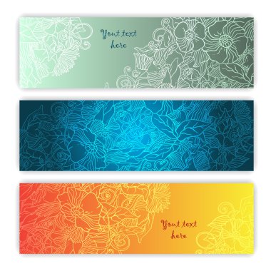 benzersiz desen kartı sanat çiçeklerle ayarlayın. dizi görüntü kartı için çerçeve tasarım şablonu.