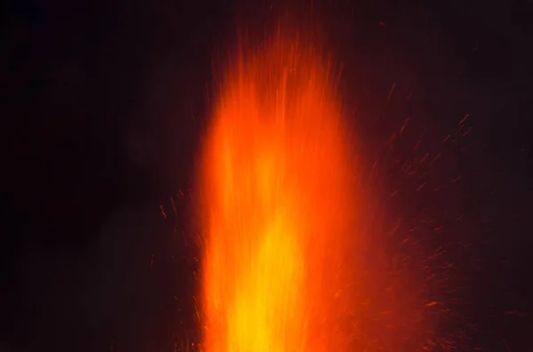 Vulkanická Erupce Vzplanula Přírodní Park Cumbre Vieja Palma Kanárské Ostrovy — Stock fotografie