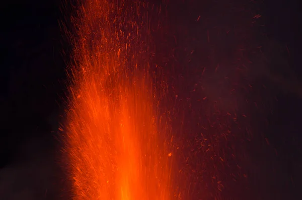 Vulkanická Erupce Vzplanula Přírodní Park Cumbre Vieja Palma Kanárské Ostrovy — Stock fotografie