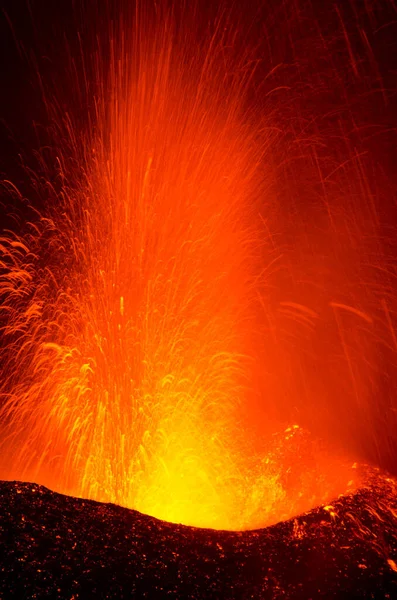 Вулканічне виверження Cumbre Vieja. — стокове фото
