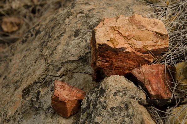Kamienie o różnych kolorach w Integralnym Rezerwacie Naturalnym Inagua. — Zdjęcie stockowe