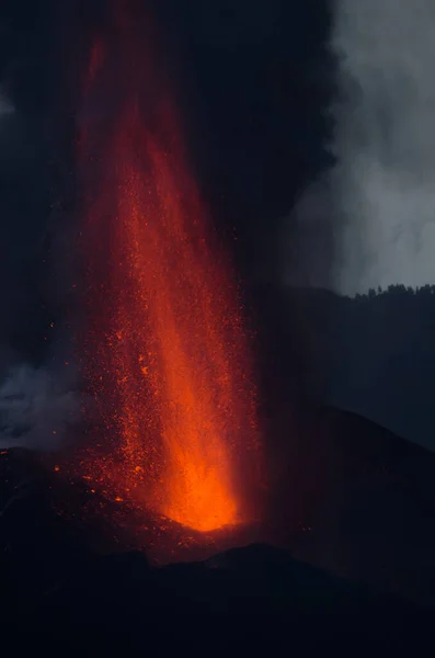 Erupción volcánica de Cumbre Vieja. —  Fotos de Stock