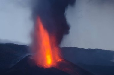 Cumbre Vieja 'nın volkanik patlaması.